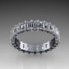 2.38 CTW Emerald Cut Diamond Eternity BandSKU#102 - Image 5