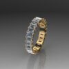 2.38 CTW Emerald Cut Diamond Eternity BandSKU#102 - Image 7
