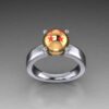 9mm Power Ball Ring in Sterling Silver - Image 2