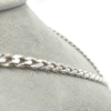 Men's 24in Sterling Silver Curb Link Chain - Image 2